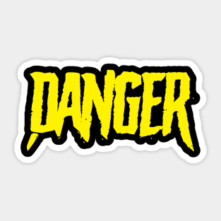 Danger Sticker